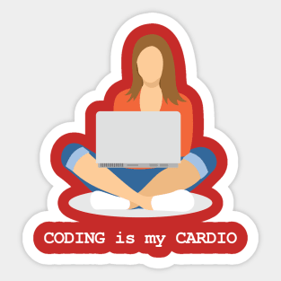 Coding is my Cardio Sticker